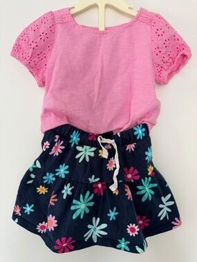 Baby girl summer outfit set size 18m